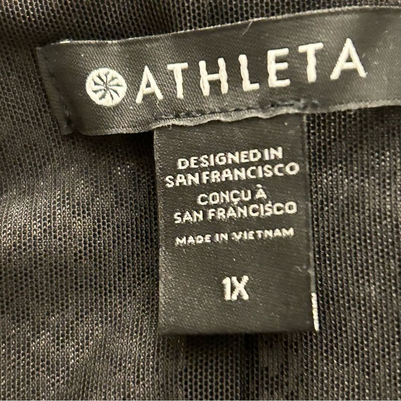 Athleta Delancey Textured Dress-Braiden Black NWT - Picture 10 of 13